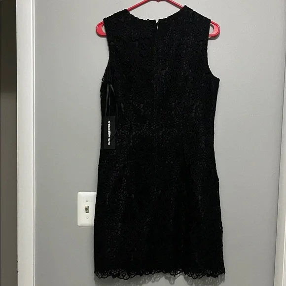 NWT Karl Lagerfeld  Lace Sleeveless Dress - Picture 7 of 8